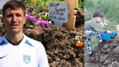 تصویر در یک بازیکن ترکیه ای فرزندش را با احتمال کرونا کشت